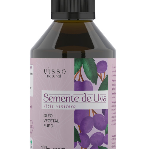 Óleo Vegetal de Semente de Uva - 100ml
